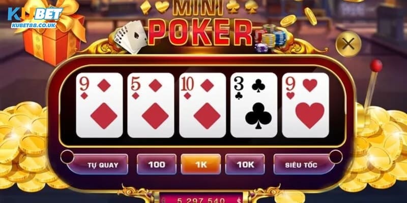 Cách Chơi Mini Poker